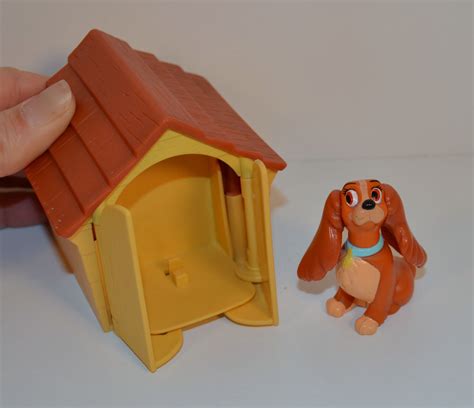 RARE 1997 Lady and the Tramp 3" Dog House Action Figure McDonald's EUROPE Disney | eBay