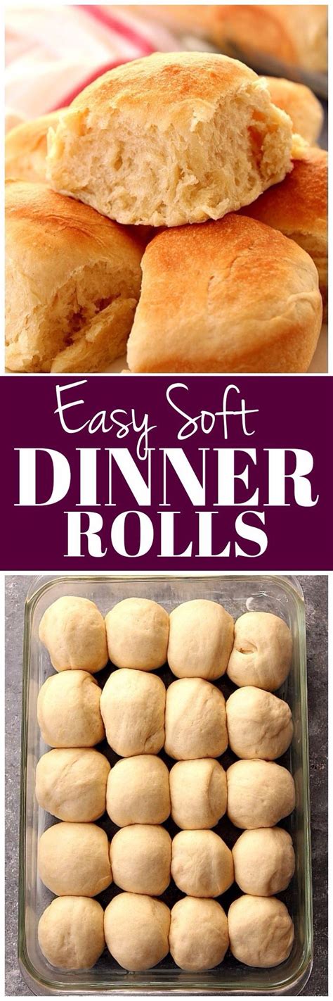 The Best Easy Dinner Rolls Recipe | www.crunchycreamysweet.com