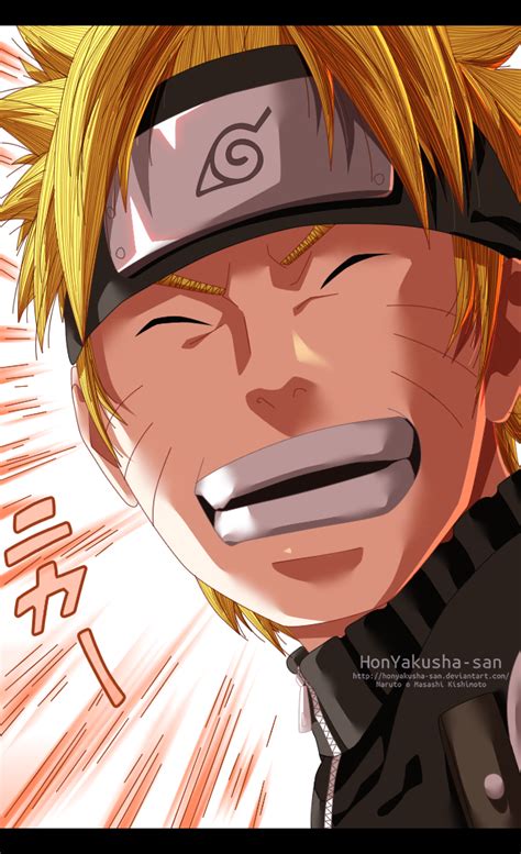 Naruto's smile - chapter 498 by irych7 on DeviantArt