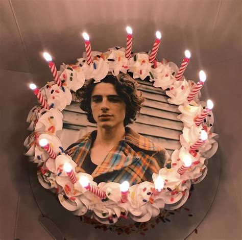 Timothée Chalamet in 2021 | Pretty birthday cakes, Cute cakes, Cake