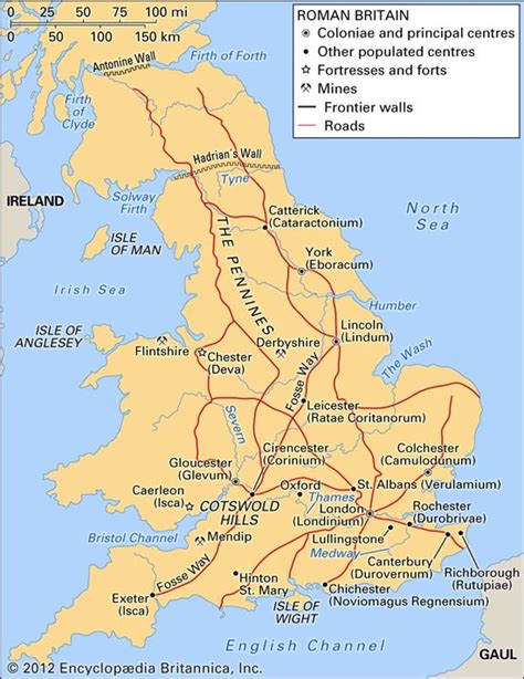 Roman Britain Map | Gadgets 2018