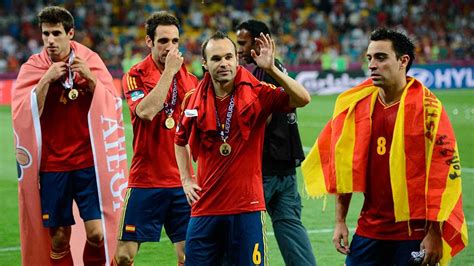 Xavi and Iniesta, in the top 5 historical of the Eurocopa