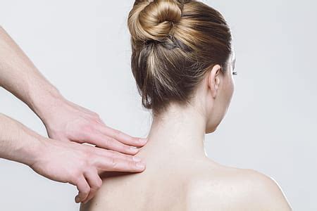 Royalty-Free photo: Woman having back massage | PickPik
