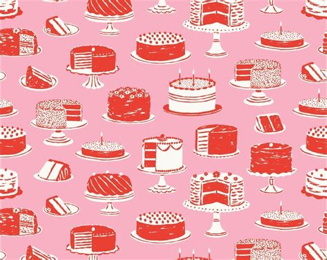 NEW BUTTERCREAM Bakery Cakes Cotton Fabric by Emily Taylor for Cloud9 Fabrics Modern Fabric ...