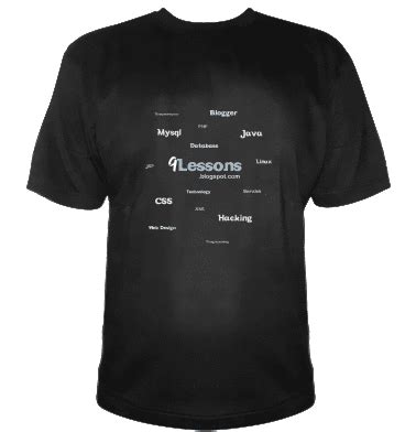 Do you like 9Lessons blog T-Shirt Design.