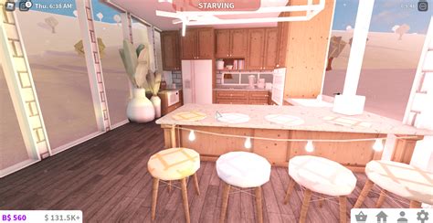 Aesthetic Bloxburg Blush Kitchen Ideas