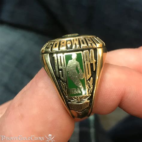 1984 Diamond Celtics Championship Ring "Larry Bird" - Pirate Gold Coins