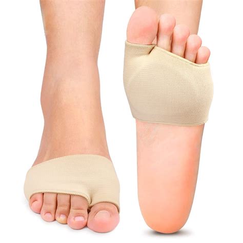 Buy 2 Pair Metatarsal Pads ,Soft Gel Ball of Foot Cushion Relieve Ball of Foot Pain Metatarsal ...