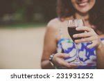 woman-drinking-a-glass-wine image - Free stock photo - Public Domain ...