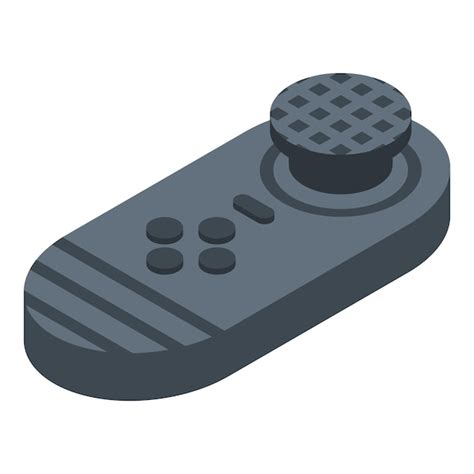 Premium Vector | Vr game joystick icon isometric of vr game joystick ...