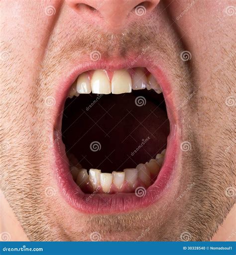 Screaming Mouth Stock Photo - Image: 30328540