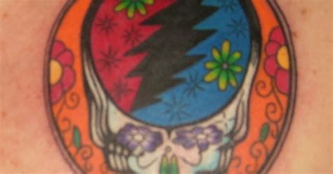 Grateful Dead Tattoos: GD Tattoo #93 Sugar Skull Steal Your Face