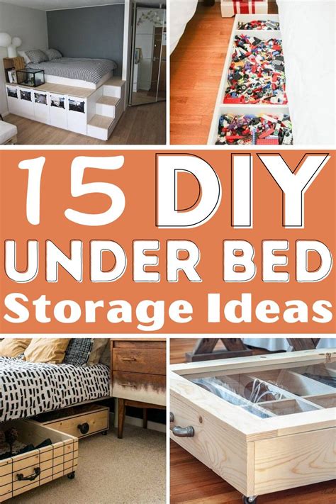 15 DIY Under Bed Storage Ideas in 2024 | Diy storage under bed, Bed ...