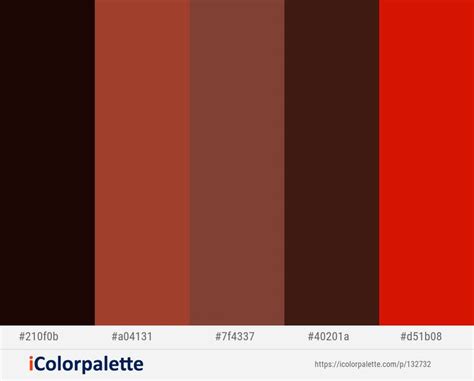 the color palette is red and brown