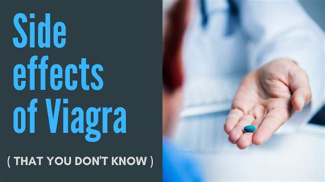 Side effects of Viagra (that you don't know)