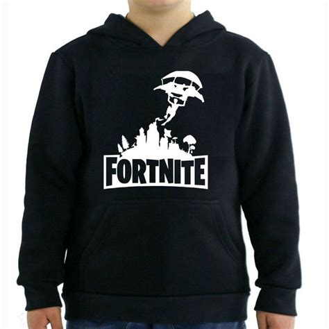 Fortnite Hoodies Men Casual Long Sleeve Fleeve Fortnite Youth Black ...