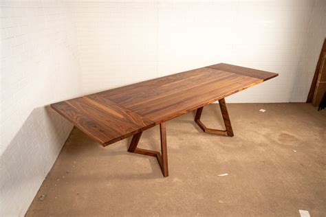 Extension Dining Table, Custom Walnut Extendable Table, Dining Table ...