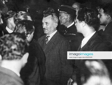 PARIS, FRANCE 1945 10 10 Joseph Darnand, Secretary General of the Vichy France militia and ...