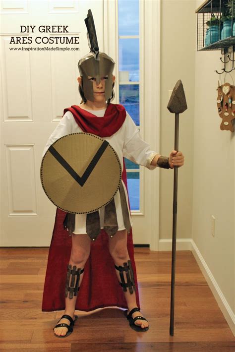 DIY Ares Greek Mythology Costume | Mythology costumes, Greek god ...