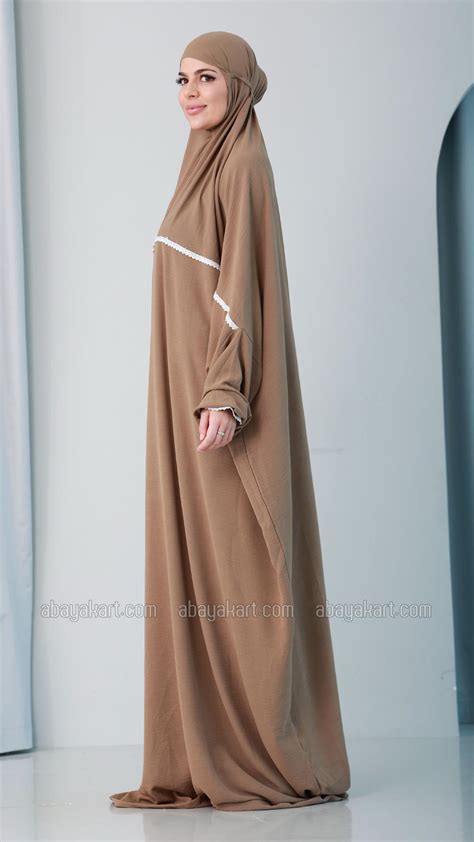 Premium Islamic Prayer Dress In Brown. | Abayakart.com