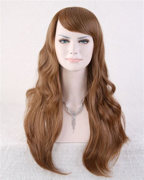 Ohyes 2015 New Arrival Stunning Beautiful Long Brown Curly Wave Wig ...