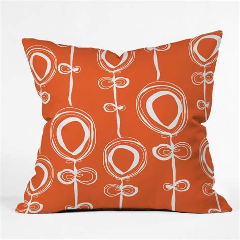 Rachael Taylor Contemporary Orange Throw Pillow | DENY Designs Home Accessories Elegant Throw ...