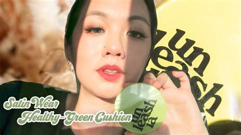 UNLEASHIA Satin Wear Healthy-Green Cushion Review - YouTube