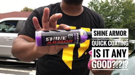 Shine Armor Quick Coating | Product Review - YouTube