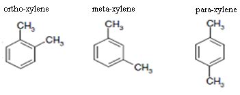 Chemical structures of the xylene isomers | Download Scientific Diagram