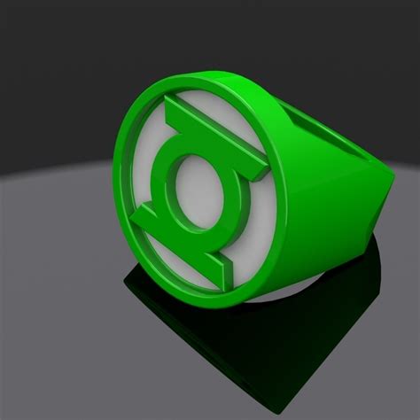 Free STL file Green Lantern Ring 🏮・3D printable model to download・Cults