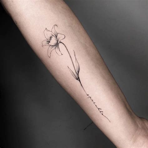 Pin by Dohee Kwak on tattoos | Narcissus flower tattoos, Tattoos, Narcissus flower