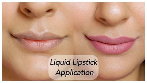 Step by Step tutorial for Liquid Lipstick application. - YouTube