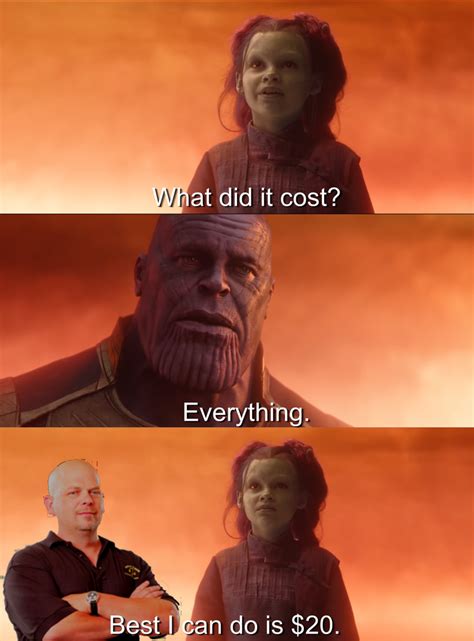 What Did It Cost Meme Template