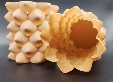 Knobby Spiral Vase Set by Triple G Workshop | Download free STL model ...