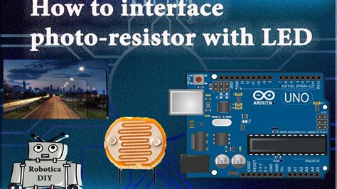 Arduino tutorial 4# Photoresistor interface with LED in arduino - YouTube