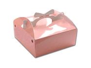Custom Design Cake Box Gloss Art Paper Printed Folding Box , Laminated Cake Box Packaging With ...