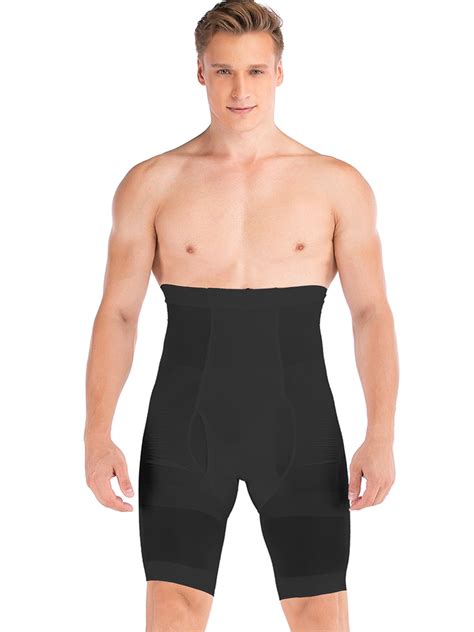 SAYFUT Men Tummy Control Shorts High Waist Slimming Shapewear Body ...