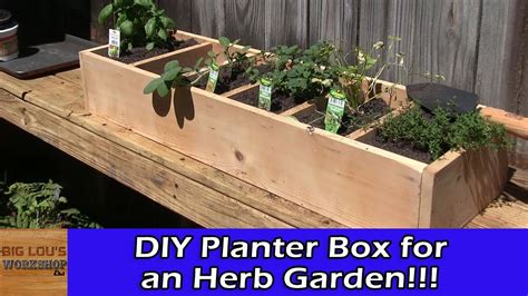 Diy Herb Planter Box Outdoor : 23 DIY Garden Box Plans And Ideas For Easy Gardening ... / On the ...