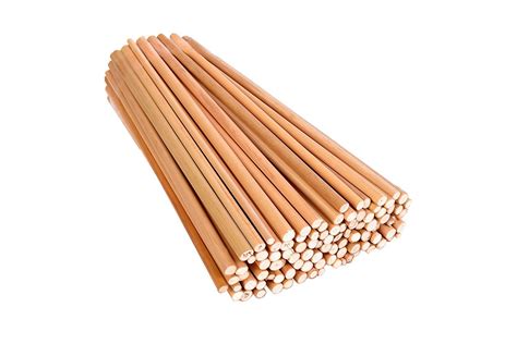 PRANSUNITA Bamboo Sticks 9inches, Unfinished Sticks, Pack of 100, Used ...