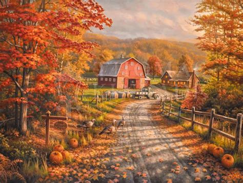 Late Afternoon On The Farm | Thomas Kinkade Carmel & Monterey