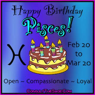 ConsultTheSage.com: Happy Birthday, Pisces!