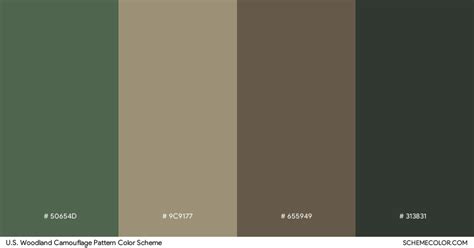 20 Best Camouflage Color Schemes » Blog » SchemeColor.com