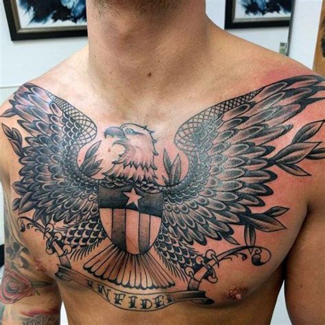 Image result for american eagle chest tattoo | Eagle chest tattoo, Chest tattoo men, Cool chest ...