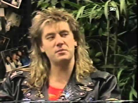 Joe Elliott Interview 1988 - YouTube