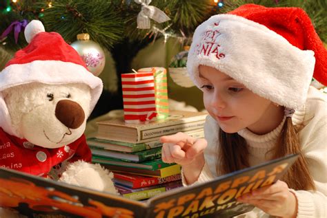 Free Images : book, girl, reading, vacation, holiday, candle, christmas ...
