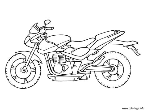 Coloriage moto facile 37 - JeColorie.com