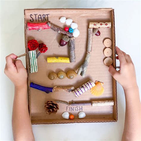 How to Make a Maze with Natural Materials - 7 Days of Play