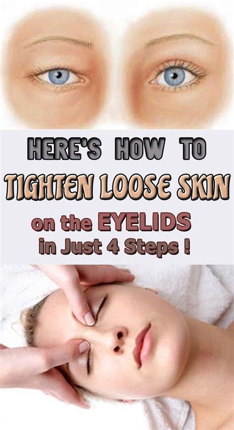 Here’s How to Tighten Loose Skin on the Eyelids in Just 4 Steps! | Tighten loose skin, Loose ...