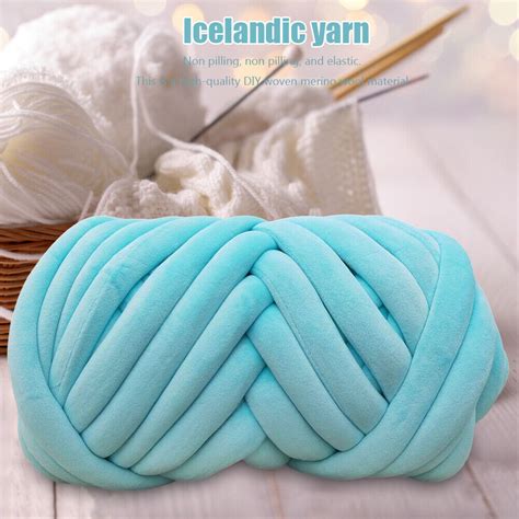 Chunky Yarn DIY Slipper Bag Spinning Yarn Thread Anti-pilling for Woven (Blue) | eBay