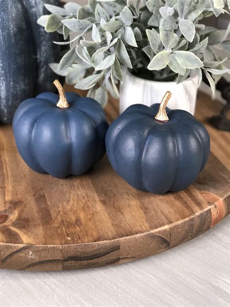 20+ Navy Blue Pumpkin Decor – The Urban Decor